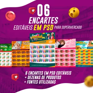 PACK DE ENCARTES PARA MIDIAS SOCIAIS 