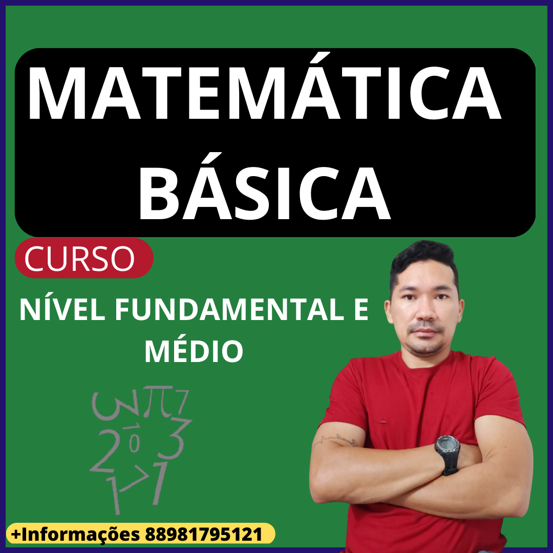 Imagem do curso CURSO DE MATEMÁTICA BÁSICA|FUNDAMENTAL E MÉDIO