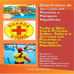 Imagem de capa para o Ebook Guia Prático de Serviços em Piscinas e Parques Aquáticos