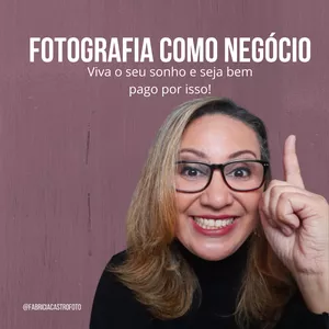 Imagem de capa para o Curso online Negócio de Fotografia
