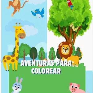 Imagen de portada para Ebook AVENTURAS PARA COLOREAR
