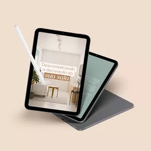 Imagem de capa para o Curso online Descomplicando a decoração da sua sala.