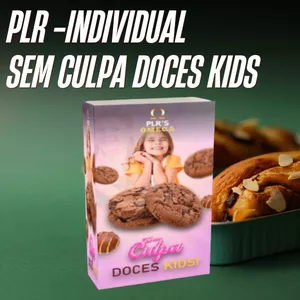 Imagem de capa para o Curso online PLR- Individual Sem Culpa Doces Kids