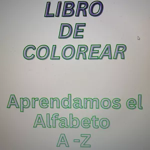 Imagen de portada para Ebook Libro de Colorear Aprendamos el Alfabeto