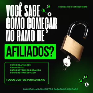 Imagem de capa para o Curso online Afiliados em Ação: Dominando SEO, Tráfego Orgânico e Pago