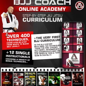 Cover image for Online course Jiu Jitsu Curriculum | Step By Step BJJ Coach System + 13 Instructional Bonus!!! | Over 600 Techniques !!!