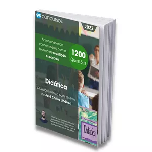 Imagem de capa para o Ebook 1200 Questões de Didática