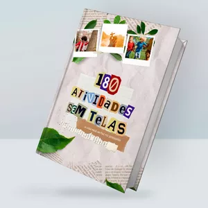 Imagem de capa para o Ebook E-Book 180 Atividades sem telas Ebo
