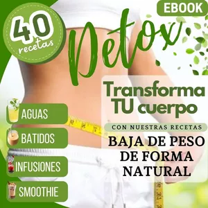 Imagen de portada para Ebook Recetas Detox Power Transforma Tu Cuerpo