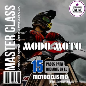 Imagen de portada para Curso online MODOMOTO: 15 pasos para iniciarte en el motociclismo