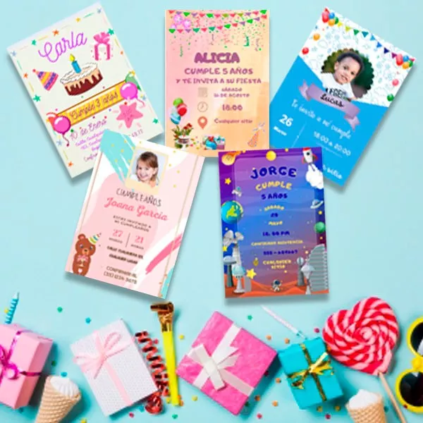 "Solo Edita y Celebra: 5 Plantillas de Cumpleaños Creativas"