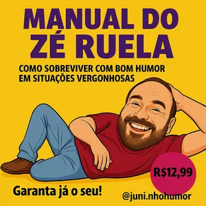 Imagem de capa para o Ebook Manual do Zé ruela 😂🤣