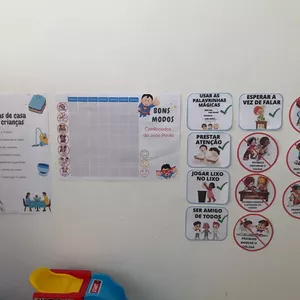 Imagem de capa para o Ebook Quadros de Regras Infantil - Comportamentos