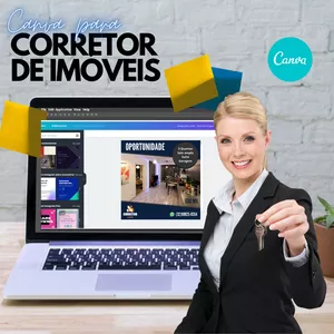 Curso de Canva para Corretor de Imóveis