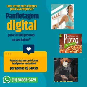 Imagem de capa para o Serviço online Panfletagem Digital
