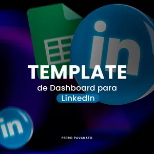 Imagem de capa para o Curso online Template de Dashboard para LinkedIn Pessoal