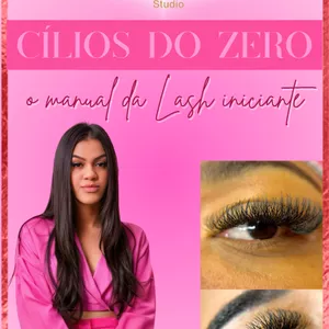 Imagem de capa para o Ebook LASH DO ZERO - Manual da lash iniciante
