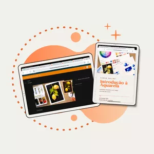 Imagem de capa para o Curso online Introdução à Aquarela