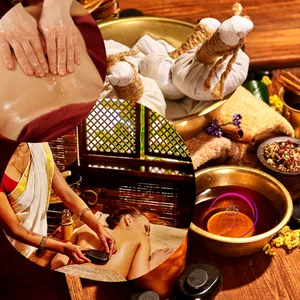 Imagen de portada para Curso online Masaje Ayurveda Abhyanga
