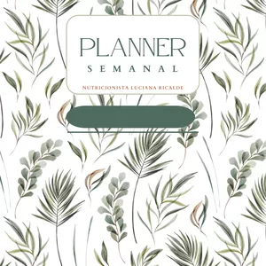 Imagem de capa para o Ebook Planner Semanal da Nutri – organização e autocuidado em uma só rotina