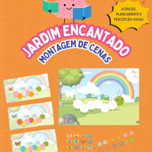 Imagem de capa para o Ebook Jardim Encantado: Montagem de Cenas
