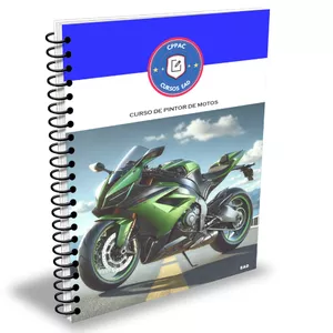 Imagem de capa para o Ebook Curso de Pintor de Motocicletas