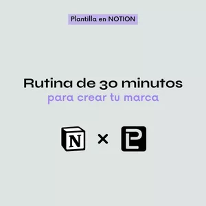 Imagen de portada para Ebook Plantilla - Rutina de 30 minutos para Crear Tu Marca