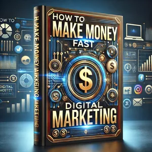 Imagem de capa para o Ebook Como Fazer Dinheiro Rápido com Marketing Digital