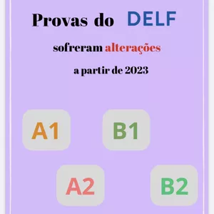 Imagem de capa para o Ebook Alterações nas provas do DELF ( a partir de 2023)
