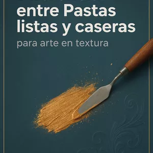 Imagen de portada para Ebook Diferencia entre pastas listas y caseras para arte en textura