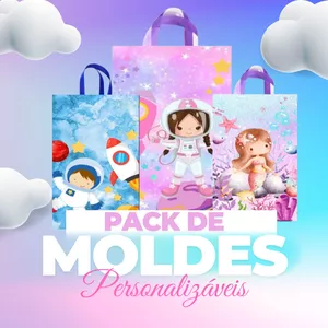 Imagem de capa para o Curso online Moldes Temático Sacolinha Surpresa A4