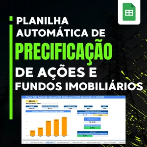 Imagem de capa para o Curso online Planilha de Precificação Automática de Ações e Fundos Imobiliários