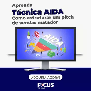 Imagem de capa para o Curso online Técnica de Vendas - AIDA