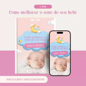 Imagem de capa para o Ebook E-book Como melhorar o sono do seu bebê