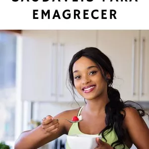 Imagem de capa para o Ebook 5 Receitas Saudáveis para Emagrecer