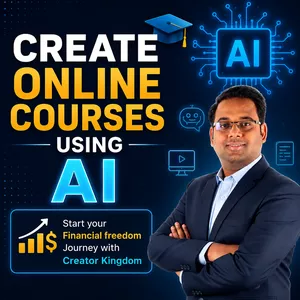 Imagem do curso Crie cursos online usando IA em 2026: um guia prático