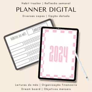 Imagem de capa para o Ebook PLANNER DIGITAL 2024 @estudandocomanna - Rotina diária by Anna Laura