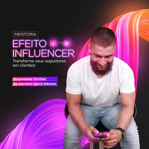 Imagem de capa para o Evento online Efeito Influncer