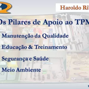 TPM - Os Pilares de Apoio ao TPM (exceto TPM Office) - Curso por PDCA Editora