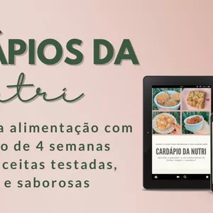 Imagem de capa para o Ebook Passo a passo para organizar a sua alimentação e conquistar grandes resultados!
