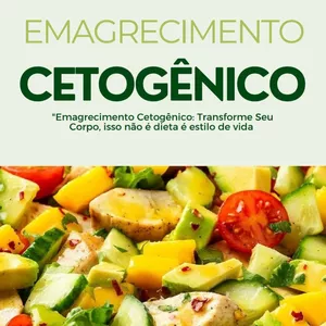 Imagem de capa para o Ebook EMAGRECIMENTO CETOGÊNICA 