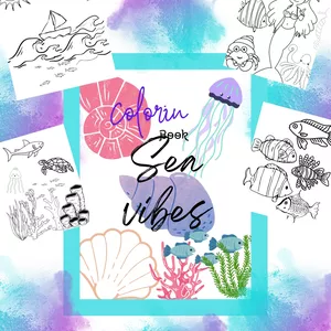 Imagen de portada para Ebook “Sea vibes “ Colorín book