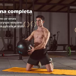 Imagen de portada para Ebook rutina de gimnasio de 3 dias semanales