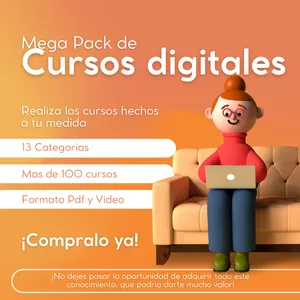 Imagen de portada para Ebook MEGA PACK DE CURSOS DIGITALES 