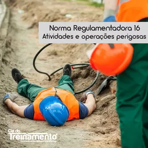 Imagem de capa para o Curso online TREINAMENTO NR-16: ATIVIDADES E OPERAÇÕES PERIGOSAS