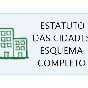 Imagem de capa para o Ebook ESTATUTO DAS CIDADES ESQUEMA COMPLETO