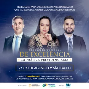 Imagem de capa para o Evento presencial Congresso Nacional de Excelência em Prática Previdenciária