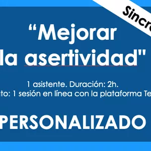 Imagen de portada para Curso online Mejorar la asertividad (taller personalizado)