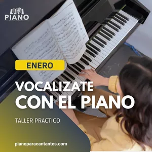 Imagen de portada para Curso online VOCALIZATE CON EL PIANO