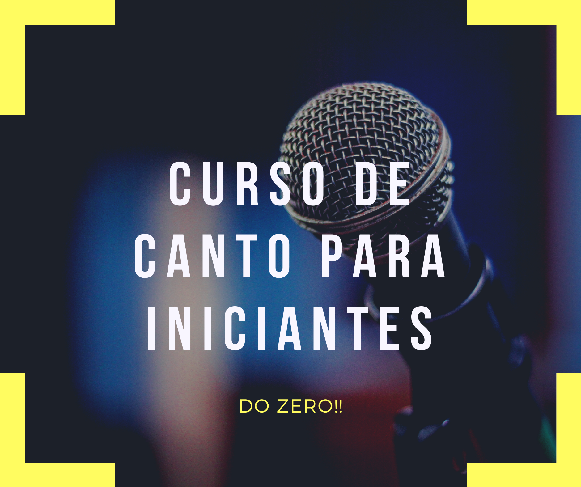 Imagem do curso CURSO DE CANTO PARA INICIANTES (DO ZERO)